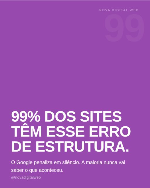 99% dos sites brasileiros têm a estrutura de headings quebrada.
Múltiplos H1 na mesma página. Tags puladas na sequência. SEO on-page sem critério. O Google não avisa quando penaliza. O tráfego some em silêncio e a empresa continua investindo em design, em conteúdo, em anúncio, sem resolver o problema na fundação.
O videosupply.com.br chegou com site profissional, domínio estabelecido, conteúdo no ar. Depois que corrigimos a estrutura e o SEO on-page, o tráfego orgânico cresceu 80%. Nenhum centavo em tráfego pago. Só estrutura certa.
Antes de qualquer investimento em visibilidade, audite o esqueleto do seu site.
Comenta SITE aqui embaixo que a Nova Digital Web analisa o seu gratuitamente.
@novadigitalweb#seo #seobrasil #otimizacaodesites #seoonpage #trafegorganico #marketingdigital #agenciadigital #googleranking #estruturadosite #headingstags #siteprofissional #novadigitalweb