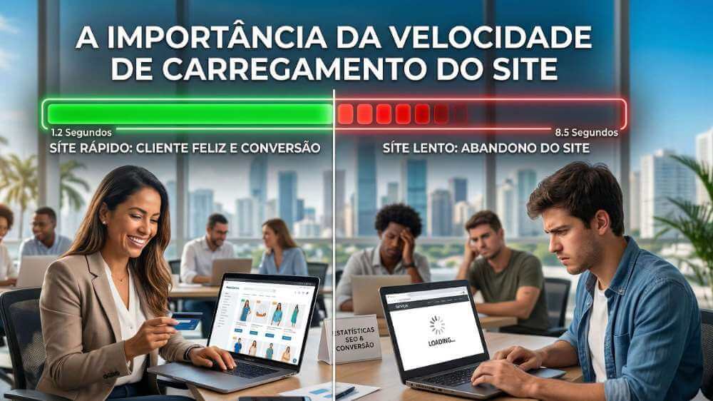importancia velocidade carregamento site