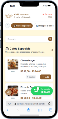 Cardáoio Digital com Google Sheets Cardáoio Digital com Google Sheets